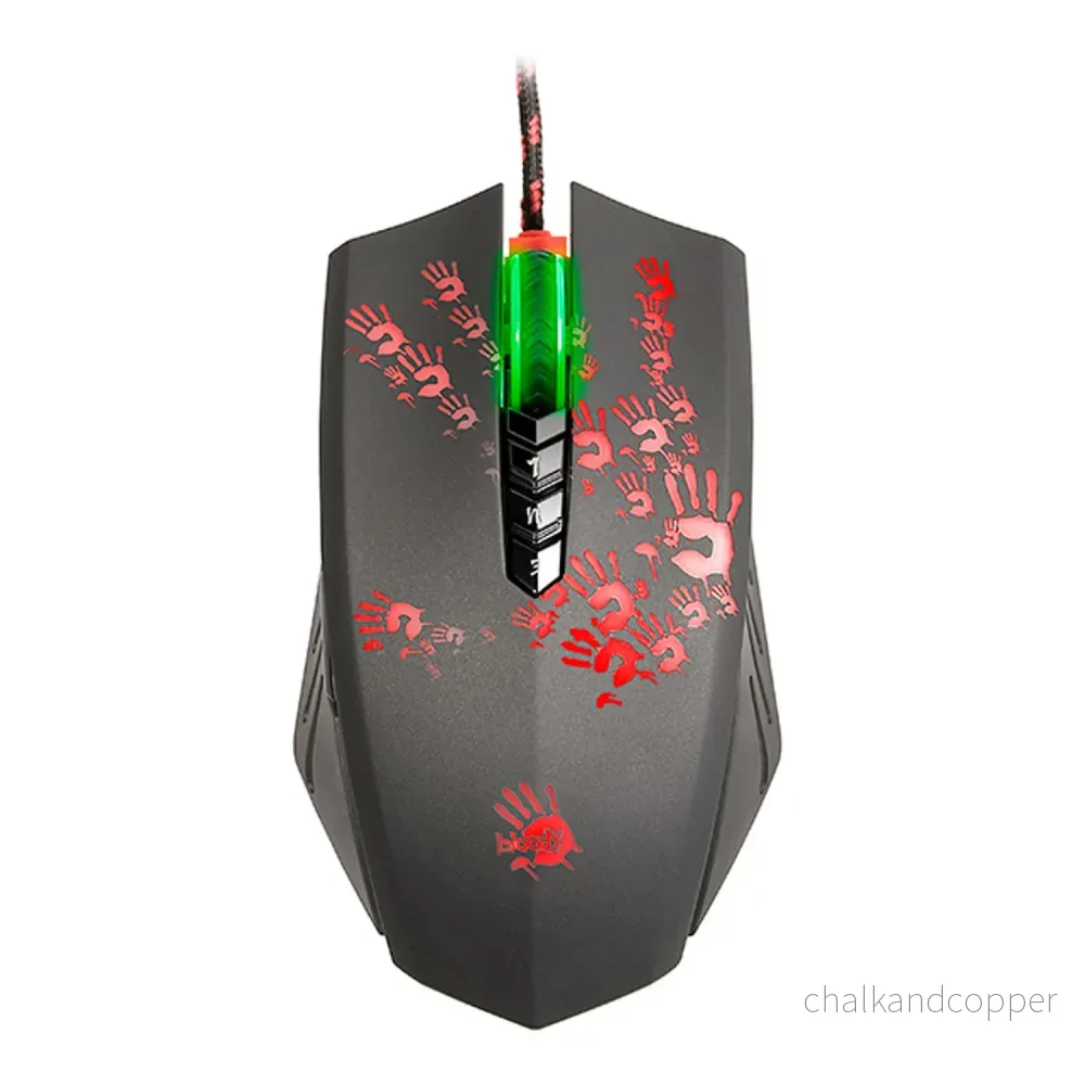 Spelmus A4TECH, 6200 DPI, RGB-bakgrundsbelysning, BLOODY Blazing A60 (Aktiverad) - Bild 3