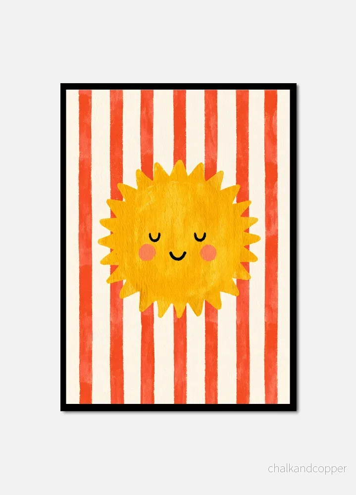 Happy Sun – Red Happy Sun – Red