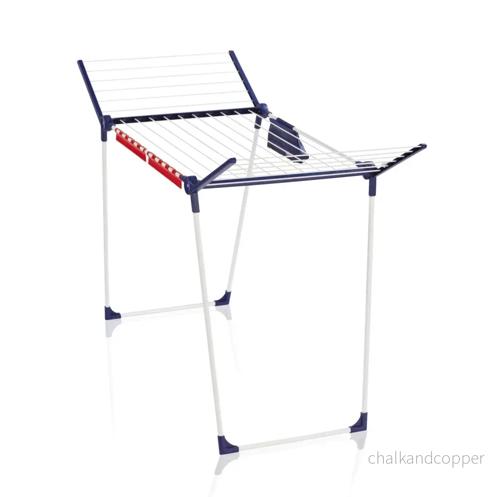 Torkställ Pegasus 180 Solid Plus Leifheit, linlängd 18 m, stabila parallella ben, väderbeständig, 2 klädhängare, 81510