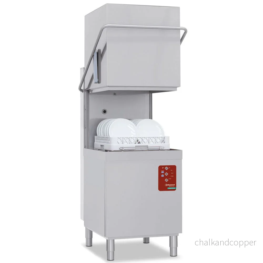 Huvdiskmaskin, korg 500×500 mm ”Full Hygiene”, med sköljmedel kontinuerligt Huvdiskmaskin, korg 500×500 mm ”Full Hygiene”, med sköljmedel kontinuerligt