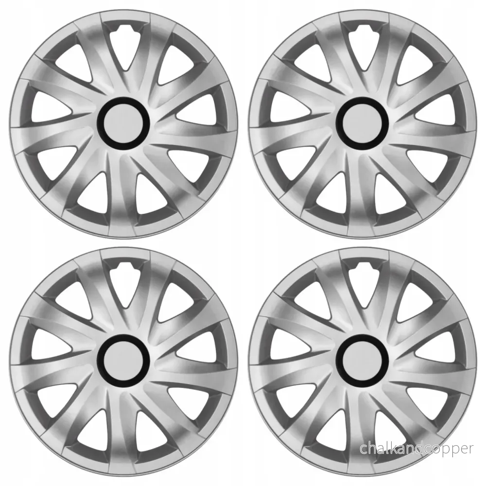 Caps 16'' NRM KANDO SILVER 4 stycken silver