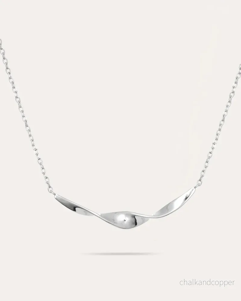 Twirl – Silverhalsband Twirl – Silverhalsband
