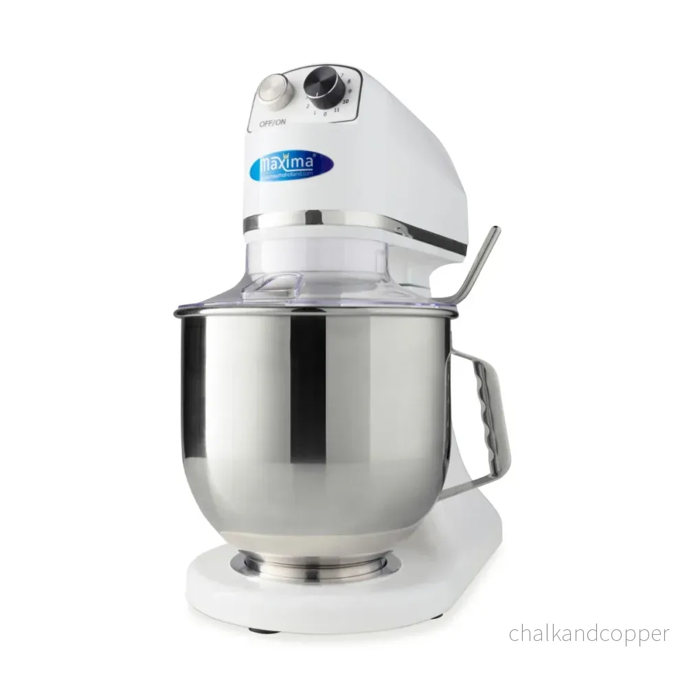 Mixer - 7 liter - Upp till 2 kg deg - Vit