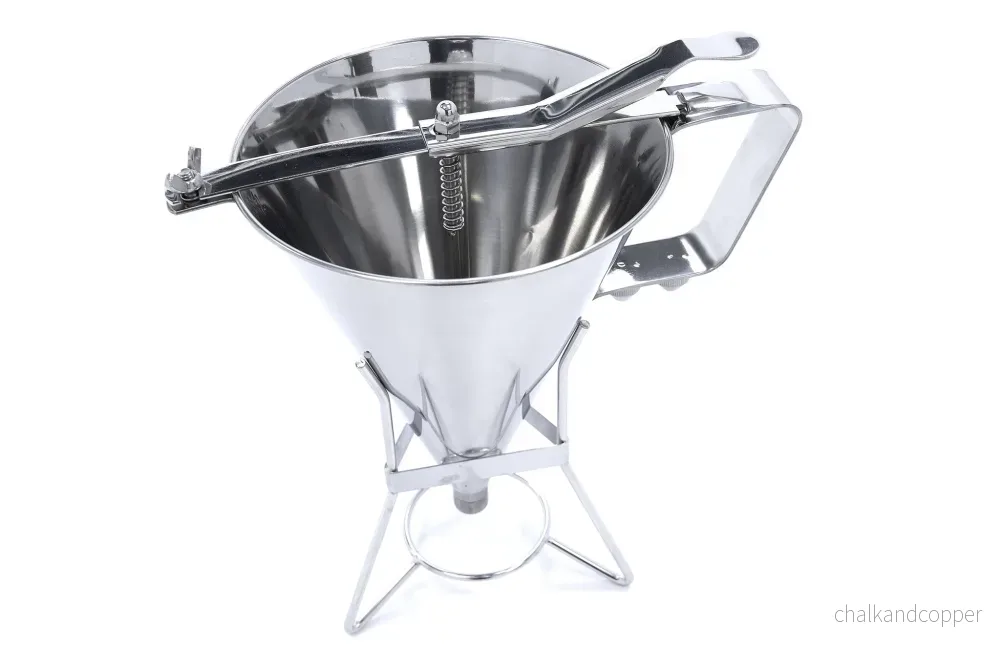 Smördispenser - 1,6L - Rostfritt stål - Inkl. doseringsknapp