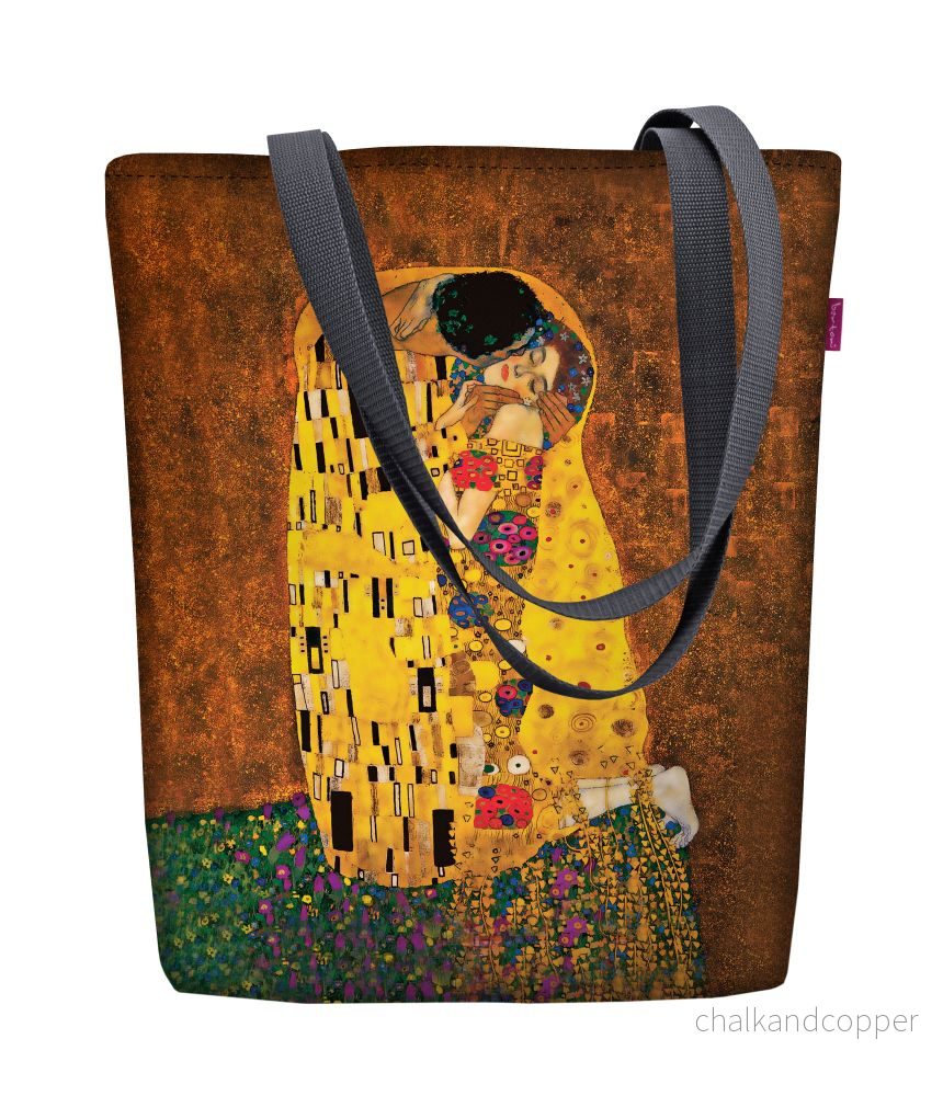 Sunny Axelväska Med Dragkedja Damer Shopper 36x40 cm (Passar A4) Väska The Kiss