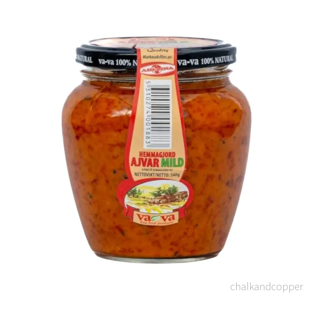 Hemgjord ajvar mild 540 g
