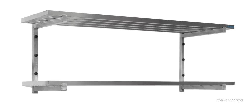 SARO Vägghyllor med strävor, 2 hyllplan, 1400 mm SARO Vägghyllor med strävor, 2 hyllplan, 1400 mm