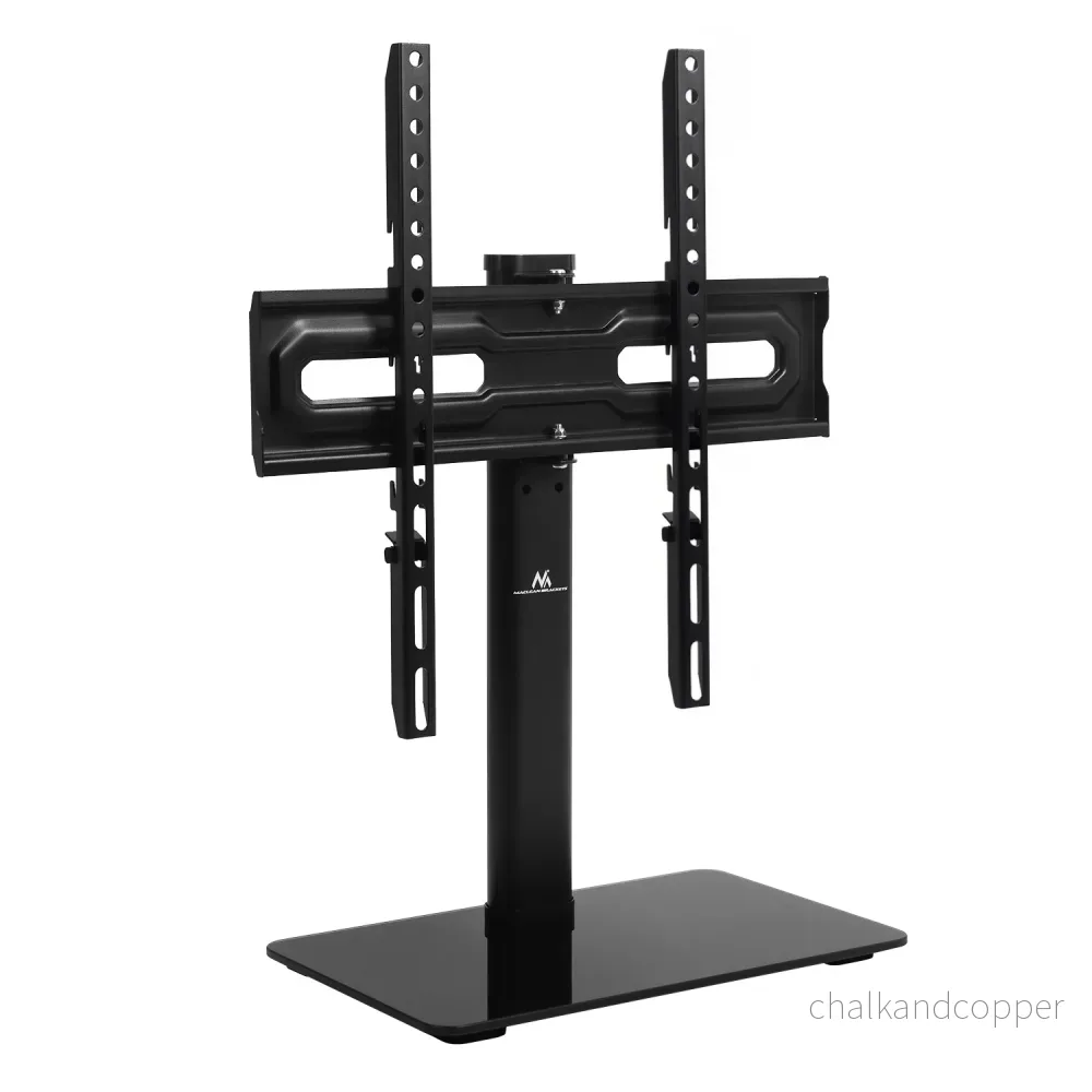 Universal TV-stativ Maclean, för RTV-skåp, stativ, max. 35 kg, rotation 20 grader, för TV 32-55", MC-132 - Bild 2