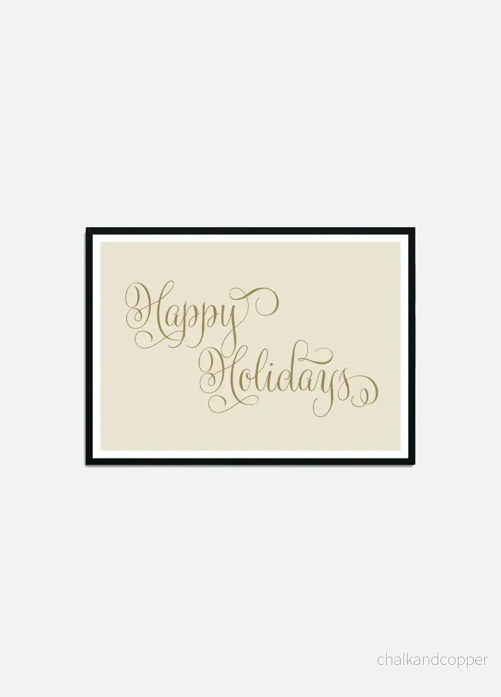Happy Holidays Happy Holidays
