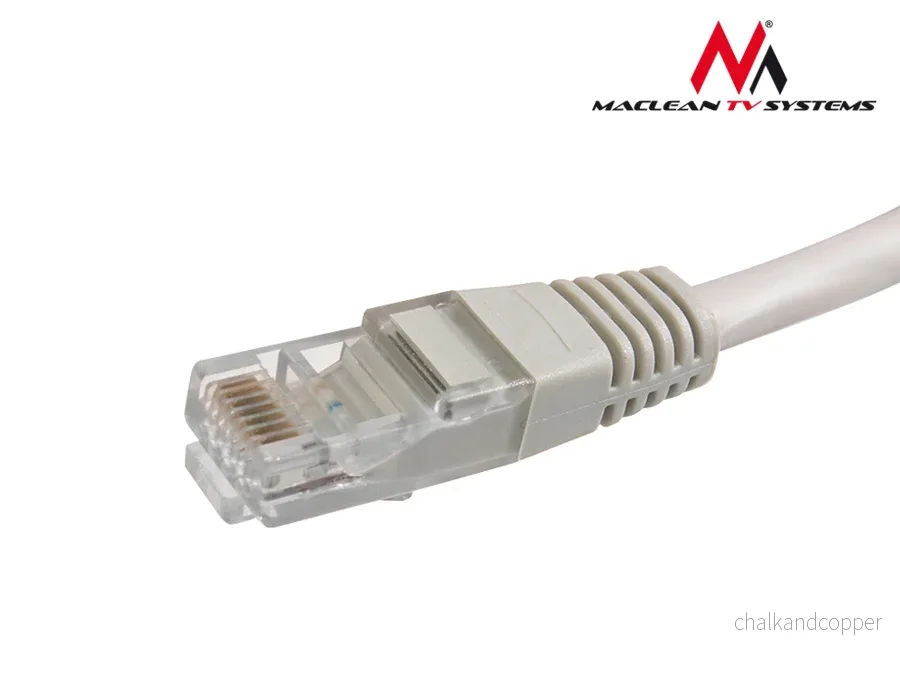 Maclean UTP patchkabel, plug-in, Cat5e, 0,5m, grå, MCTV-646 - Bild 3