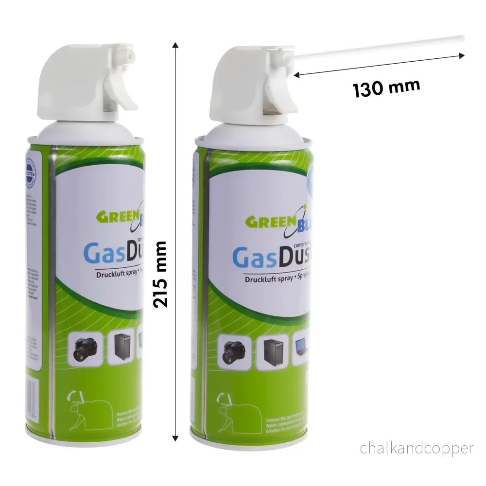 GreenBlue GB400 tryckluft 400ml pistolförstärkare - pistolspray, 2 st - Bild 3