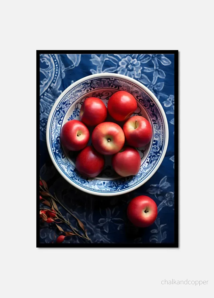 Apples in blue Apples in blue