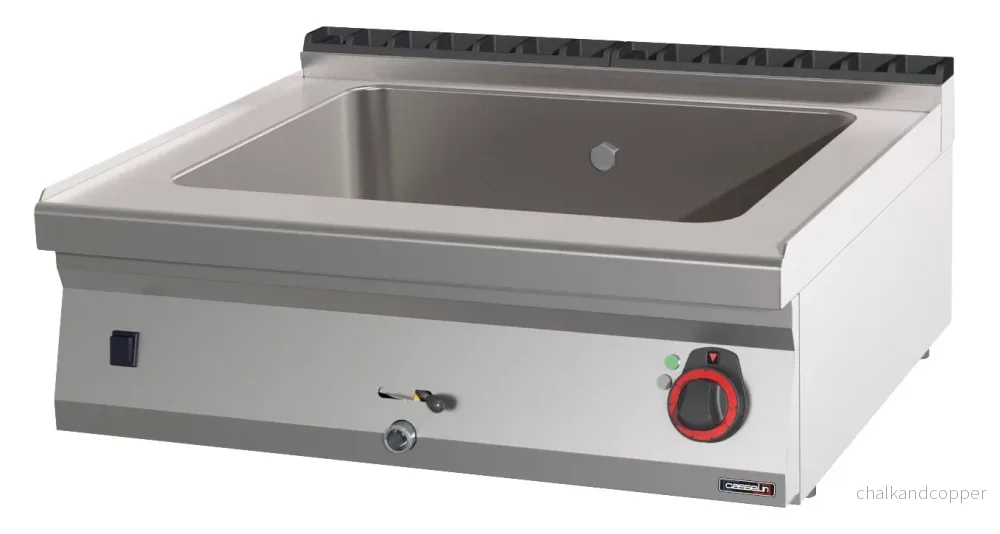 Bain-marie GN 2/1 200 mm med avloppskran 80