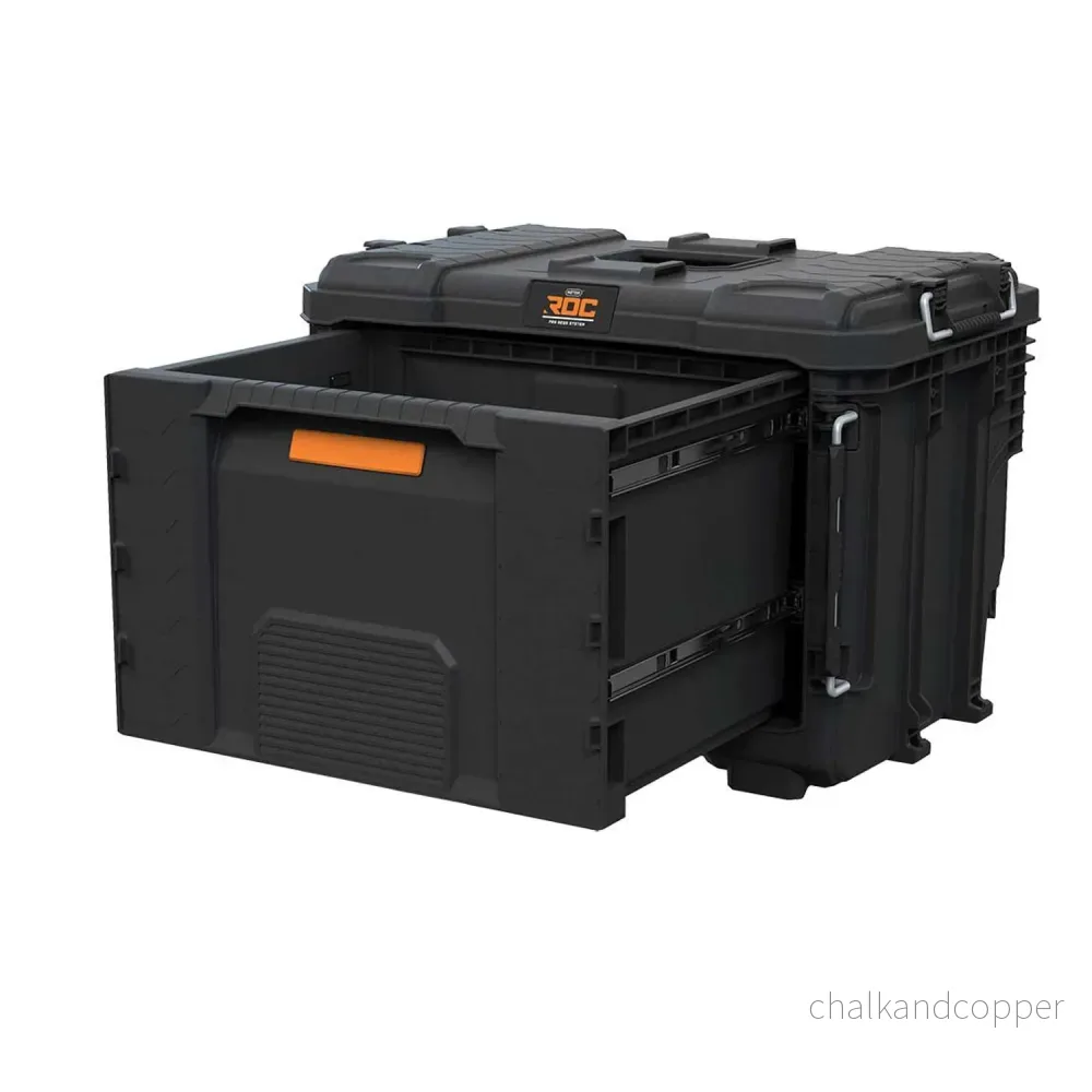 Verktygslåda XL Keter ROC Pro Gear 2.0, med en stor låda, transportskydd, möjlighet att hänga upp på väggen, modulär konstruktion, 271384 - Bild 2