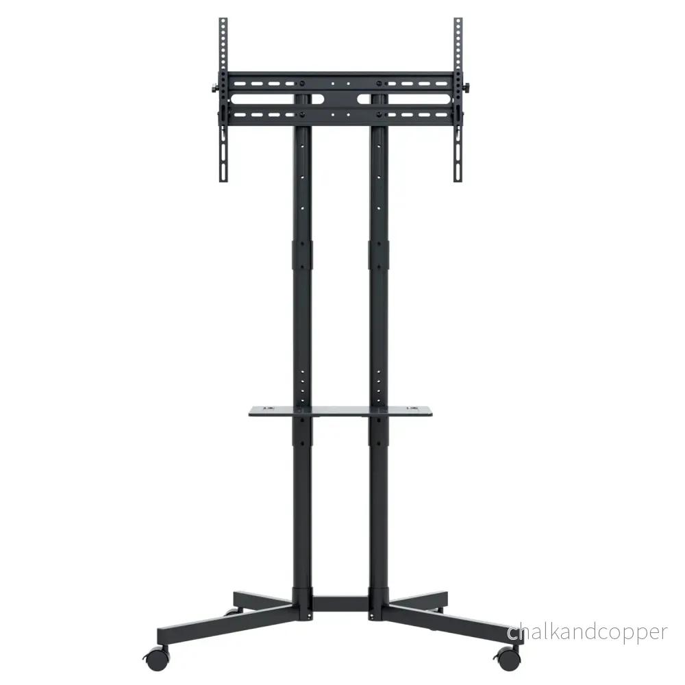TV-stativ Maclean, professionellt, 32-70", på hjul, max. VESA 600x400, max. 40kg, modell MC-951. Optimal rörlighet och stabilitet för dina TV-behov. - Bild 3
