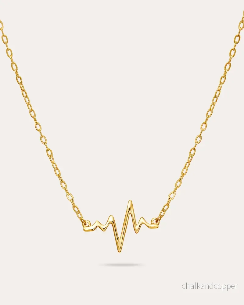 Heartbeat Mini – Guldhalsband Heartbeat Mini – Guldhalsband