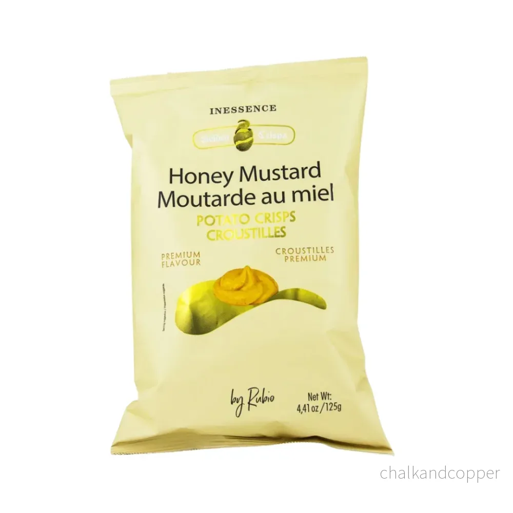 Honey Mustard Potatischips 125 g – Rubio Snacks