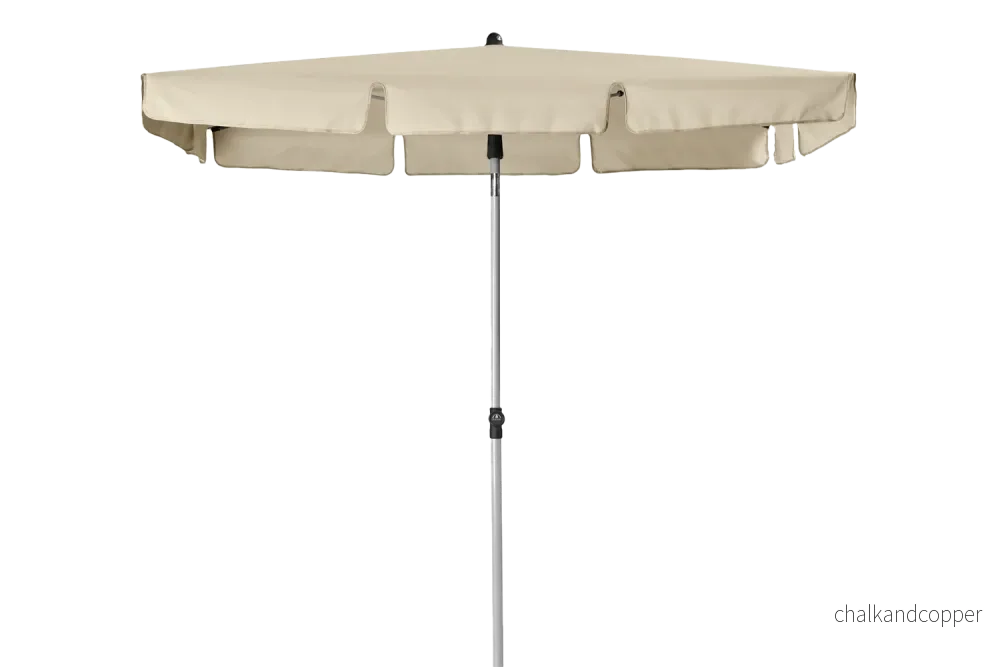 Active rektangulär parasoll med tilt 180 x 120 cm