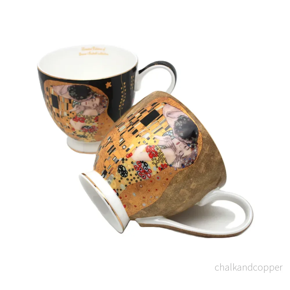 Jumbo Gustav Klimt Kiss-muggar 2 st, Drottning Isabel - Bild 2