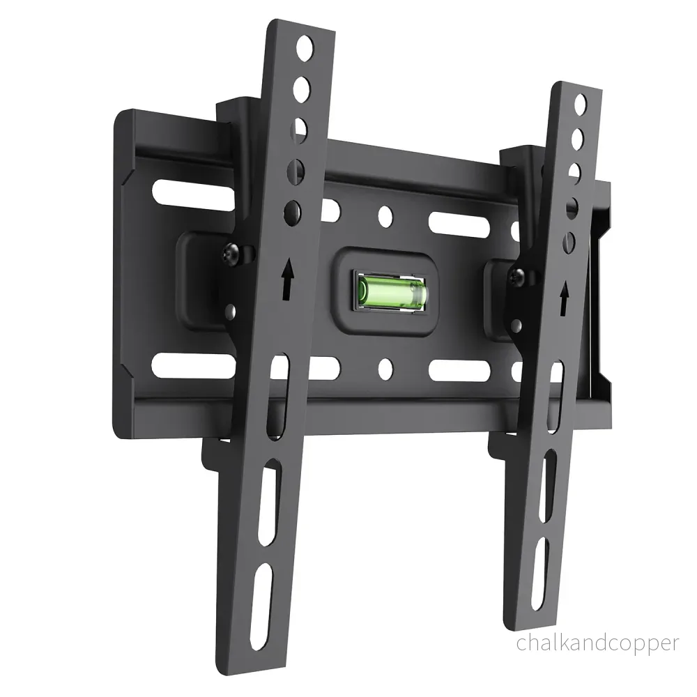 TV-fäste/hängare Maclean, max VESA 200x200, 13–43 tum, upp till 45 kg, svart, lutningsjustering +2°–-10°, MC-189 - Bild 2