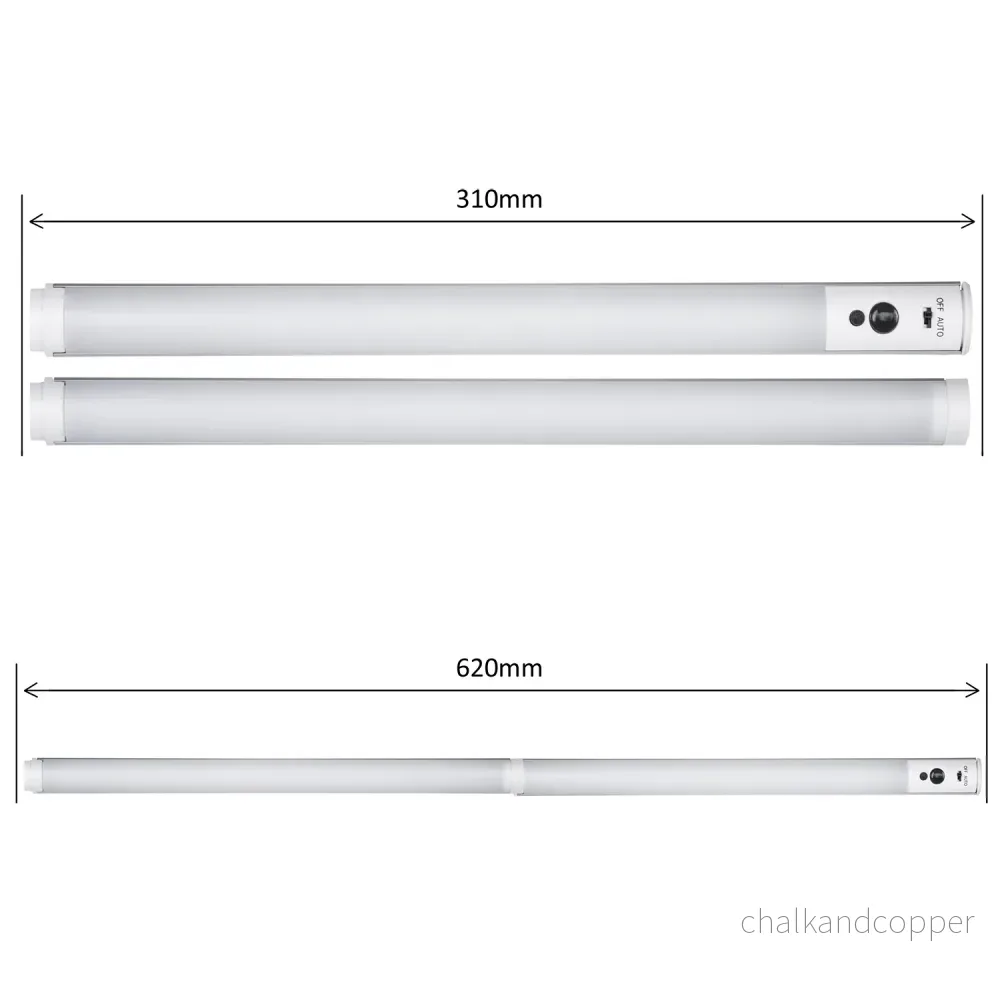 LED-linjelampa för montering under skåp, set med 2 moduler, fjärrkontroll och strömförsörjning från Maclean Energy MCE245 – max 4 moduler per strömförsörjning - Bild 3