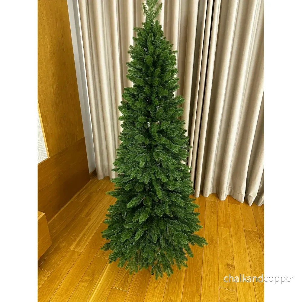 Konstgjord julgran, pelarformad gran, PE-grenar, höjd 180 cm - Bild 3