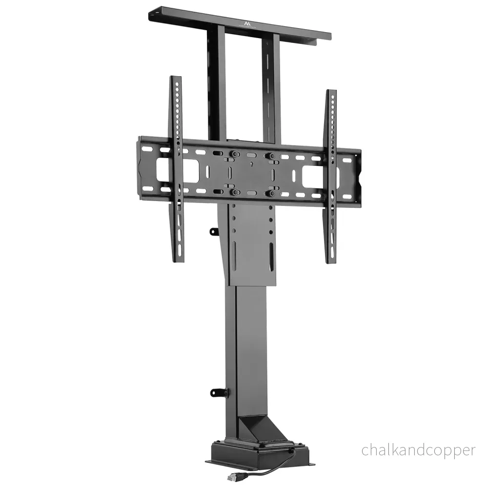 Elektrisk kabelförlängningsfäste Maclean, 37''-65''', VESA 600x400, max 50kg, MC-866 + HDMI 2.0 4K 3D UHD 1,8m KABEL 48 bit - Bild 3