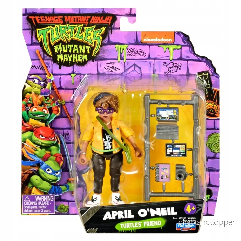 April O'Neil figur med tillbehör Ninja Turtles Warriors
