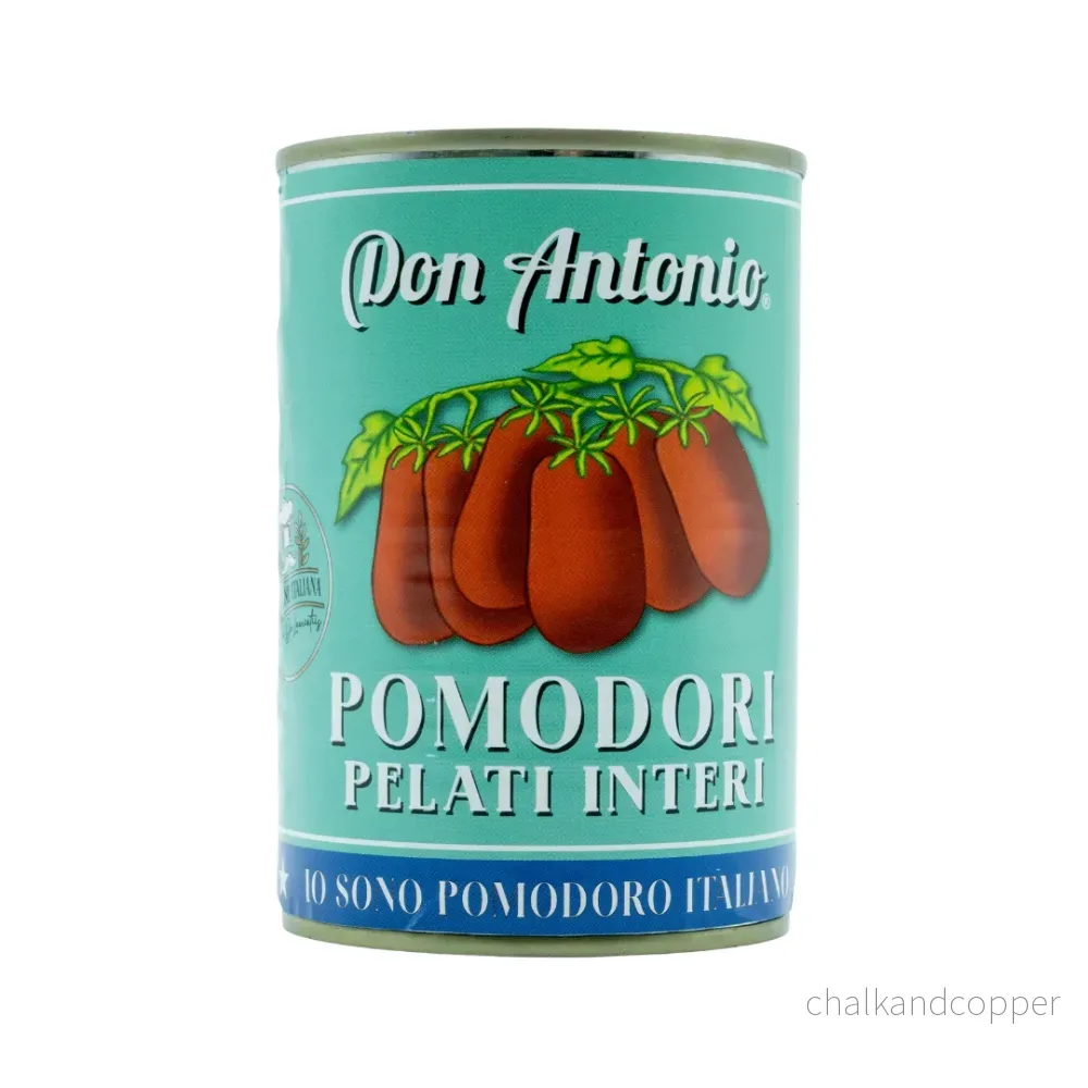 Hela skalade tomater 400 g – Don Antonio