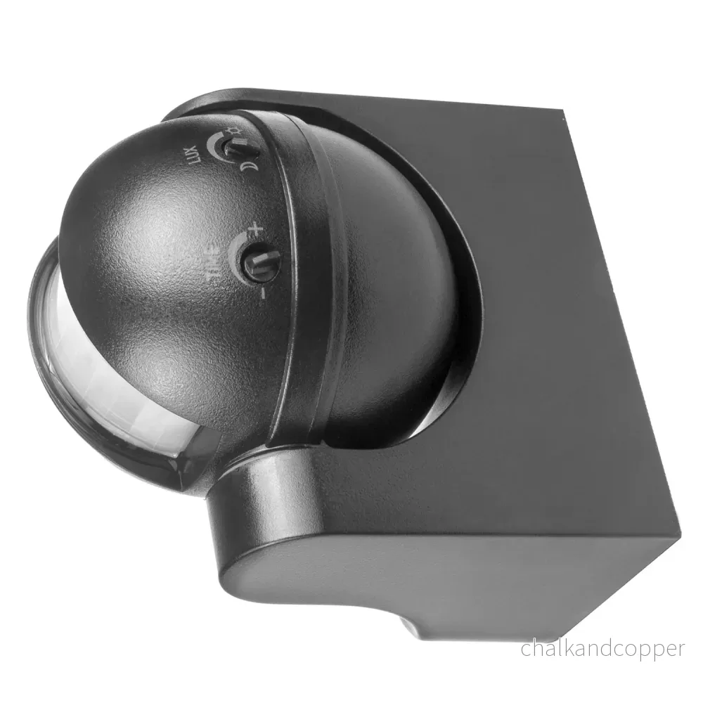 Maclean infraröd PIR-rörelsedetektor IP44 grå räckvidd 12m max belastning 800/1200W MCE358 GR - Bild 3
