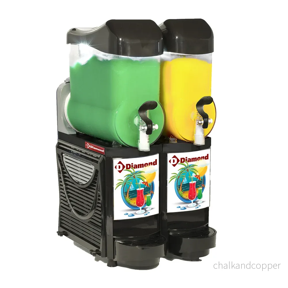 Granita & sorbetmaskin/fördelare, 2x 10 liter Granita & sorbetmaskin/fördelare, 2x 10 liter