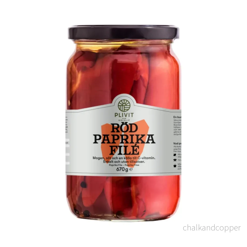 Paprikafilé röd 650 g – Plivit