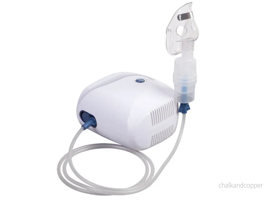 Diagnostic Nano 2-mask, inhalator med kompressor och kolv