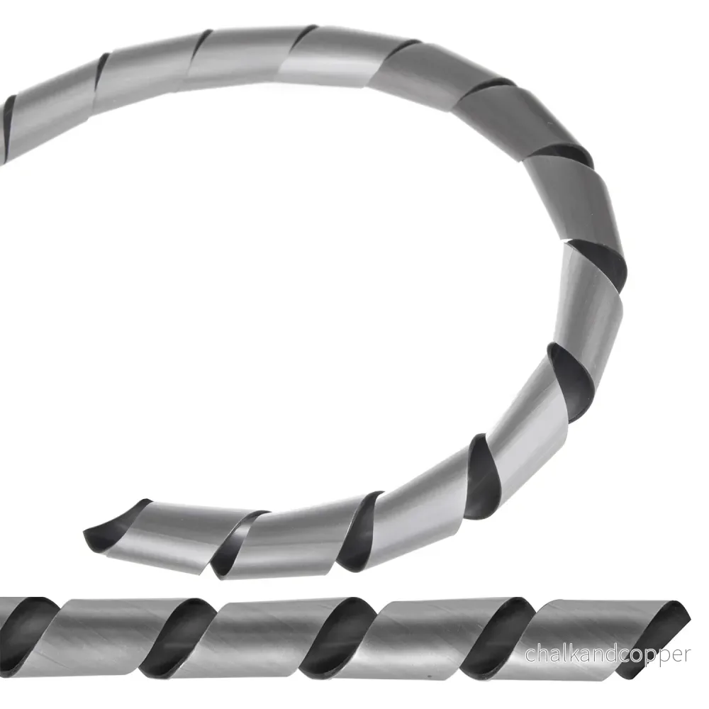 Maclean Kabelskydd, maskering, (20,4*22mm), 3m, silverspiral, MCTV-687S - Bild 2