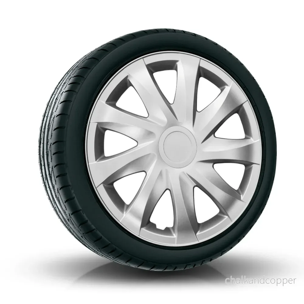 Universal hjulkapsel 13'' NRM Draco silver 4 st - Bild 2