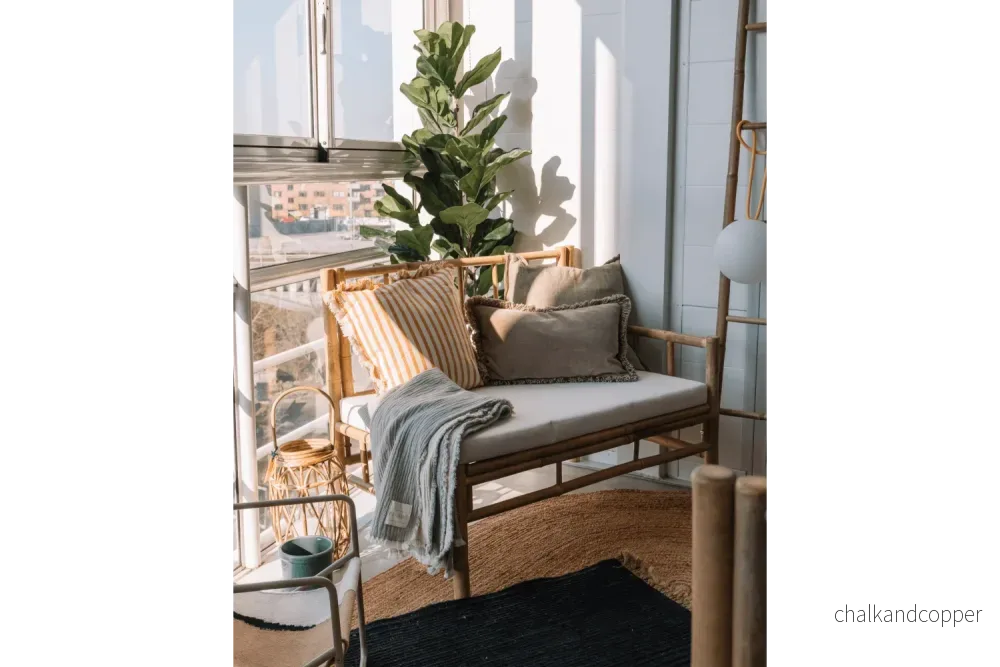 Beate bambu loungesoffa - höger - Bild 2
