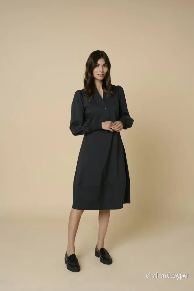 Antoinett Rib Dress Black Culture Antoinett Rib Dress Black Culture