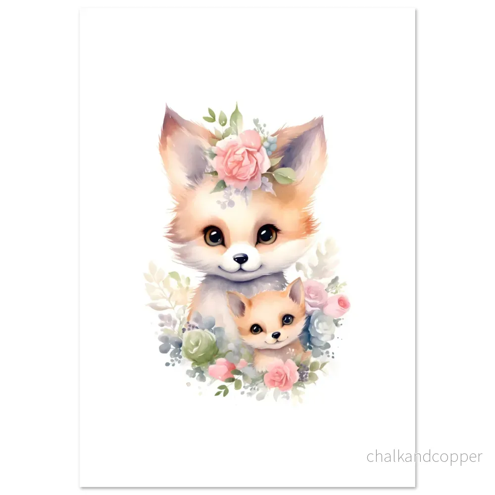 Cute fox with cub - Bild 3