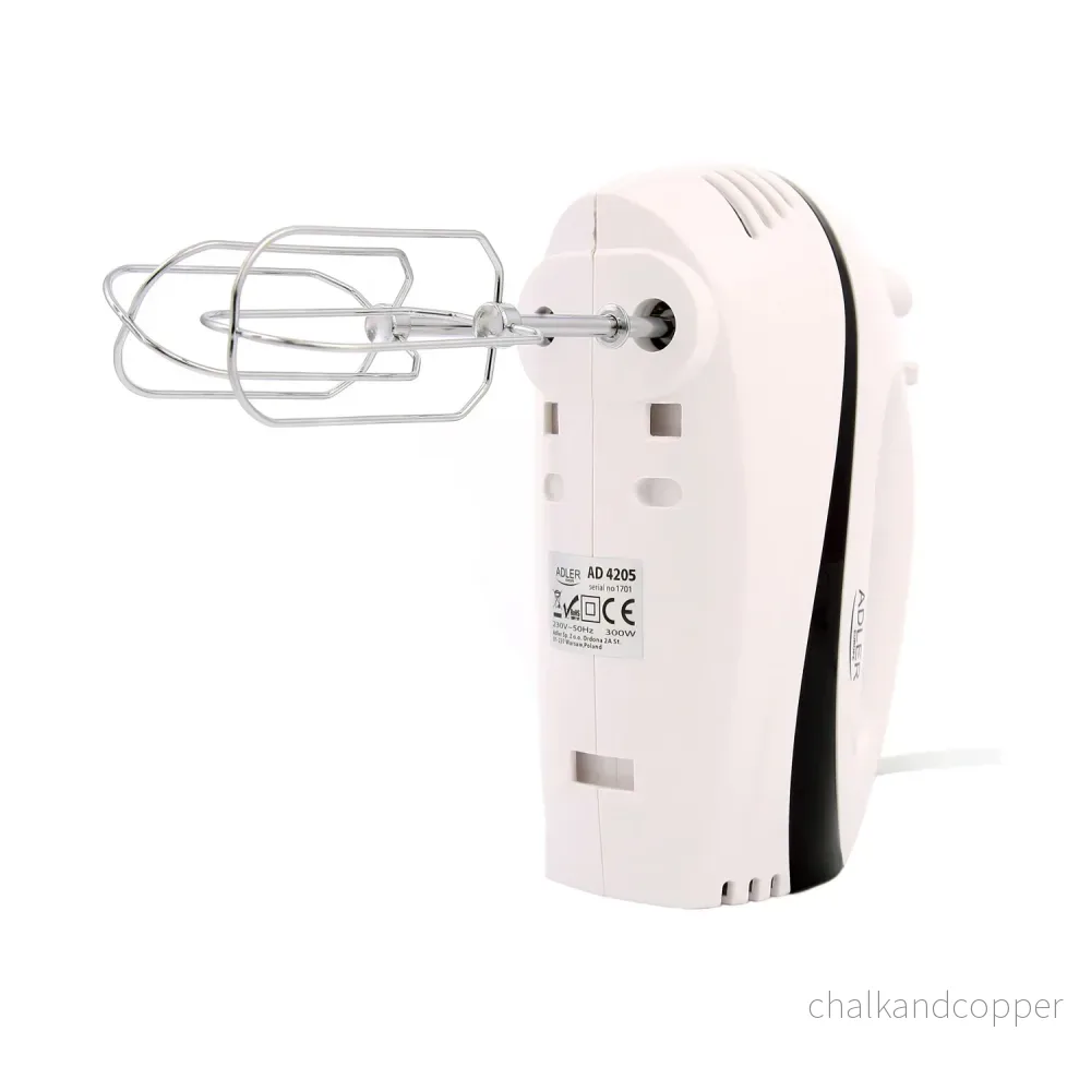 Adler köksmixer, effekt 300 W, 5 hastigheter, turbofunktion, AD 4205 b - Bild 3