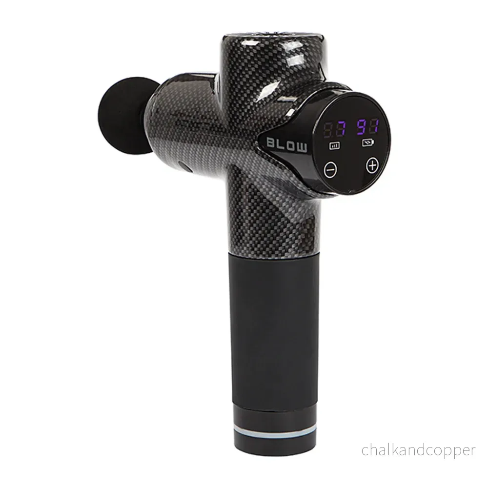 Blow-massageapparat, 10 munstycken, laddare och väska, effekt 200 W, 30 hastighetslägen, snabbladdning, 44-341 - Bild 2