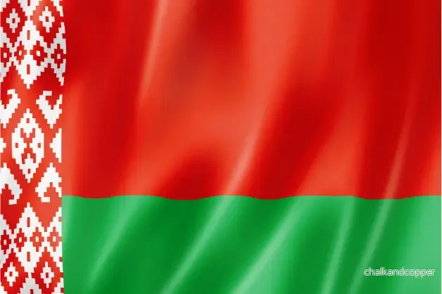 Belarus flagga