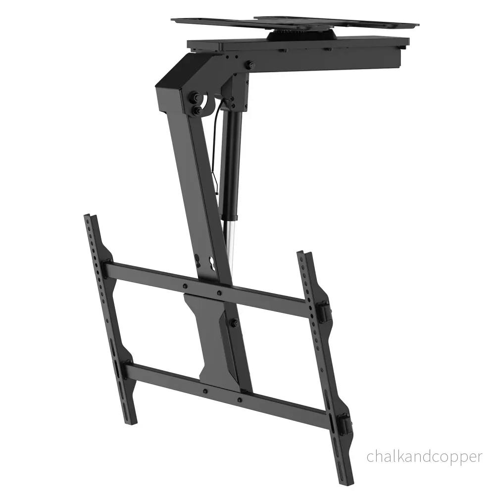 Elektriskt fäste för Maclean TV, tak, Tuya-stöd, max. VESA 800x400, justerbar +90°~-90°, för TV 43-86", max. 45kg, MC-109 T - Bild 3