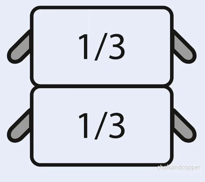 SARO E7/CPCEXE Pasta korgsats: 2 x 1/3 GN