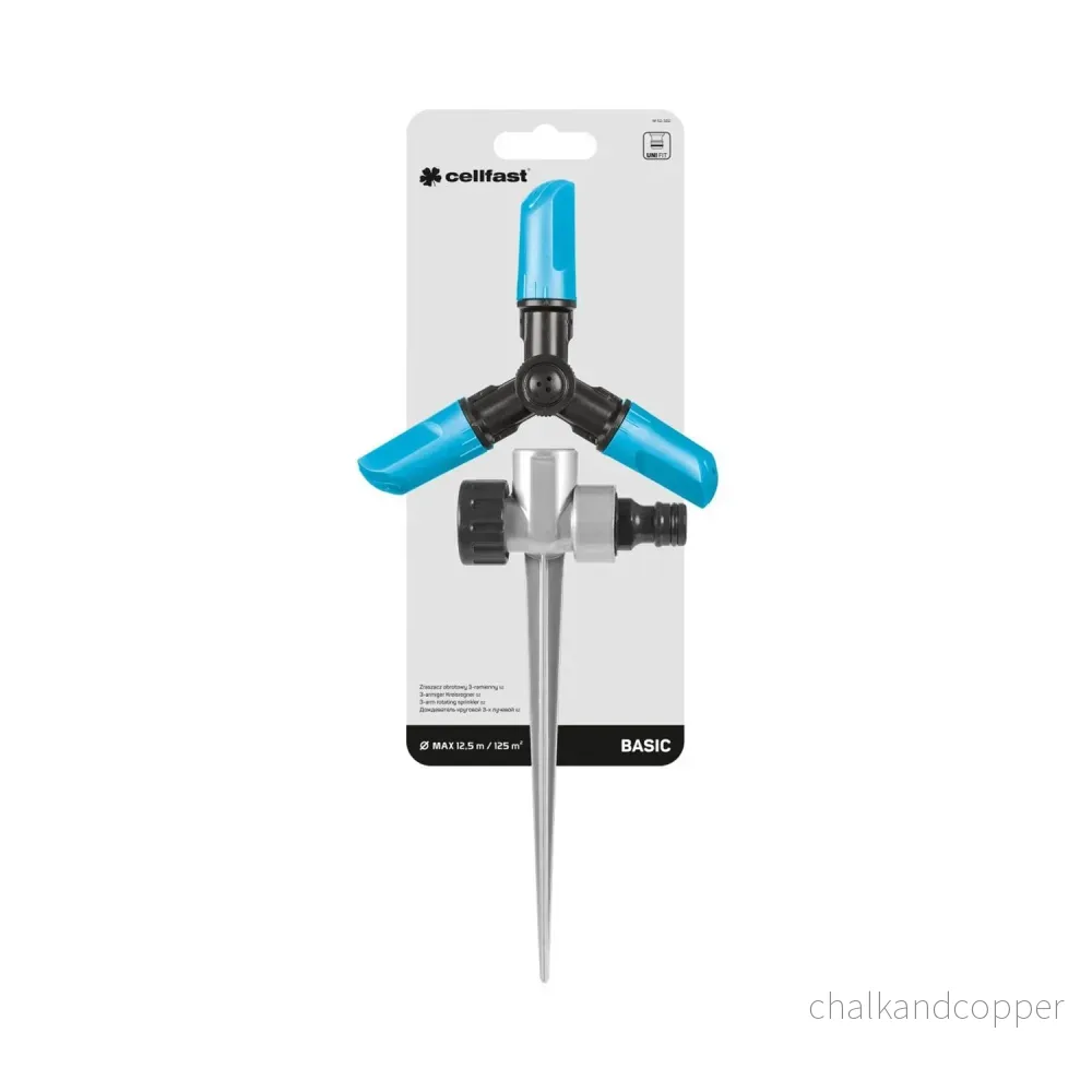 CELLFAST BASIC trearmad roterande sprinkler sz 52-302 baserad på spindel - Bild 2