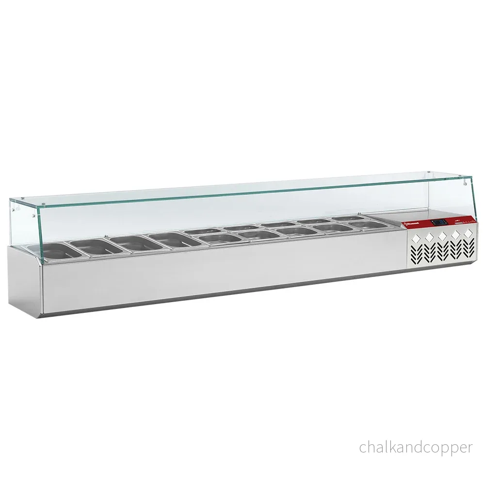 Kylstruktur GN 9x1/4, med höger glas