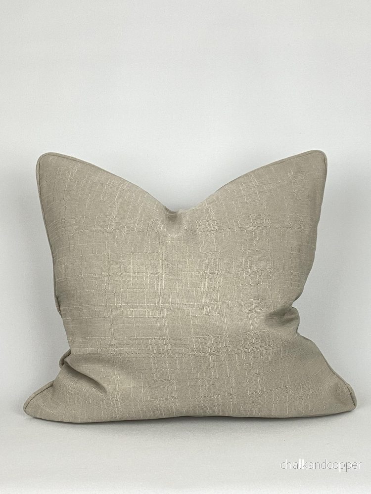 Kuddfodral linnestruktur beige Kuddfodral linnestruktur beige