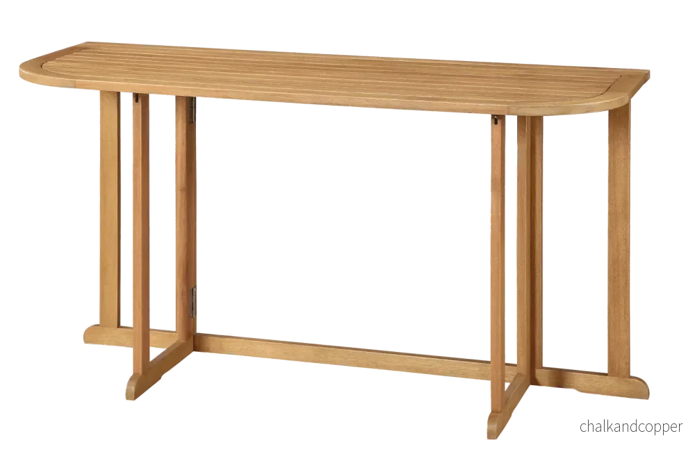 Laura teak klaffbord 100 x 50 cm
