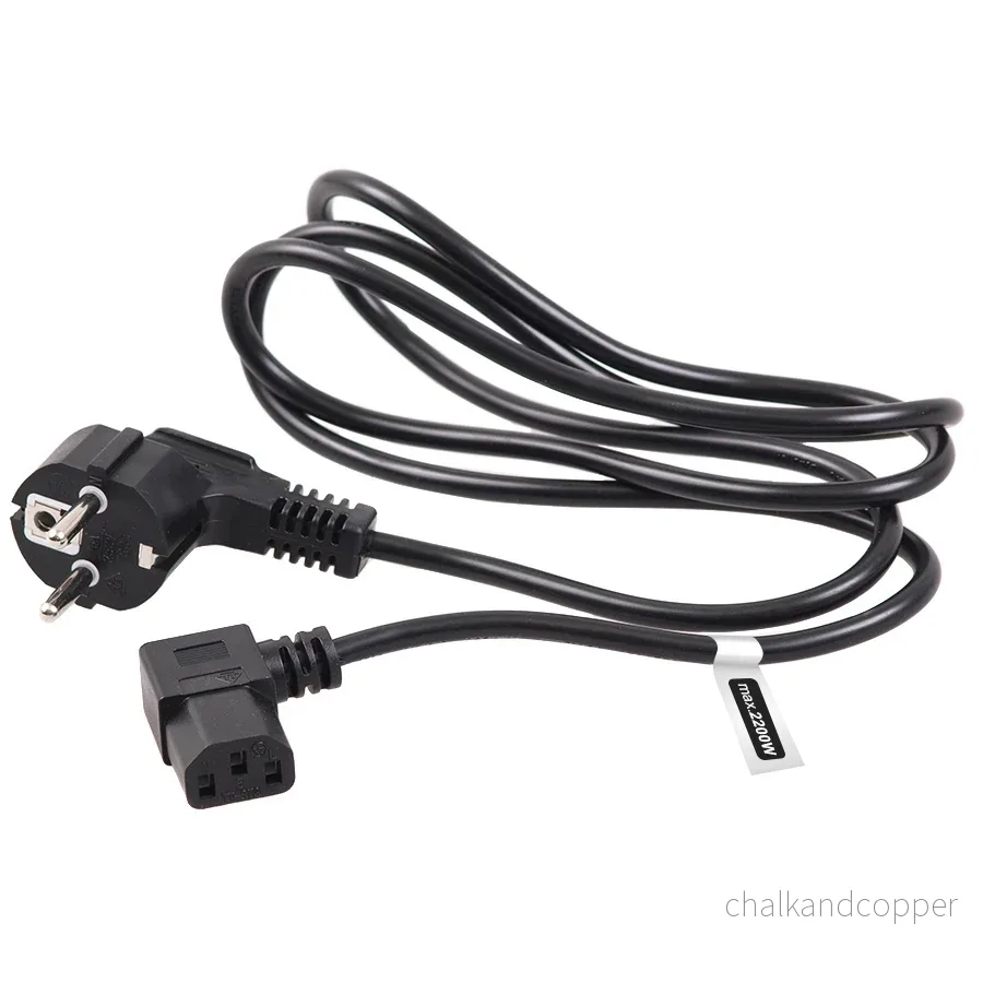 Kabel, strömförsörjningskabel 1,5M EU-kontakt Maclean MCTV-802 - Bild 2