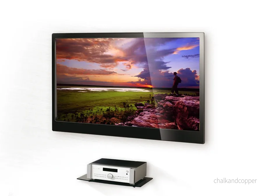 Maclean MC-629 Kvalitetsglas DVD-hyllplan SkyBox Vikt max 8 kg Svart - Bild 3