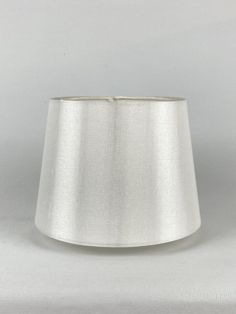 Lampskärm slät vit